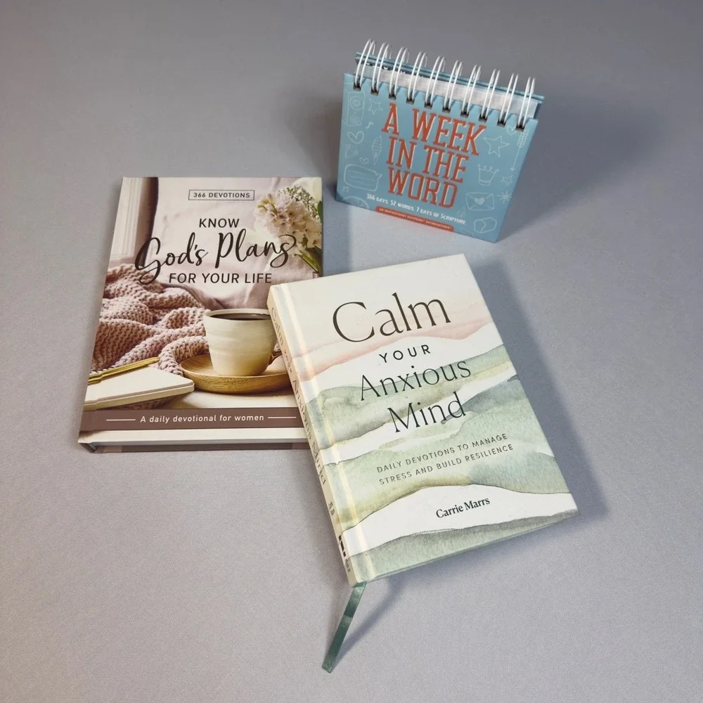 Christian Set/3 Non-Fiction Devotion Set Inspirational God Self Help Books Guide